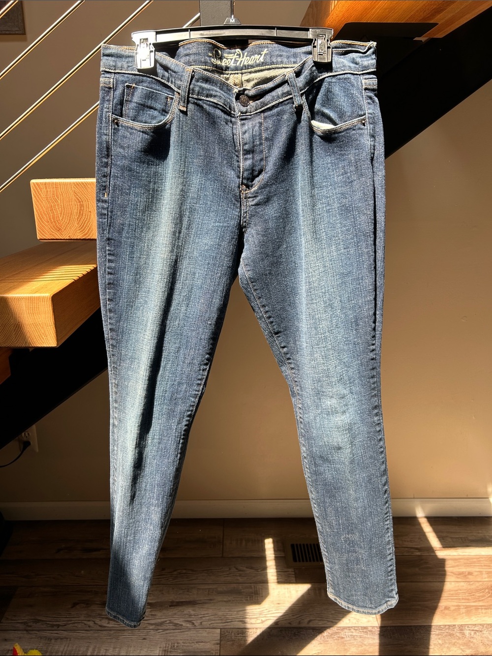 Old Navy Blue Slim Straight Jeans